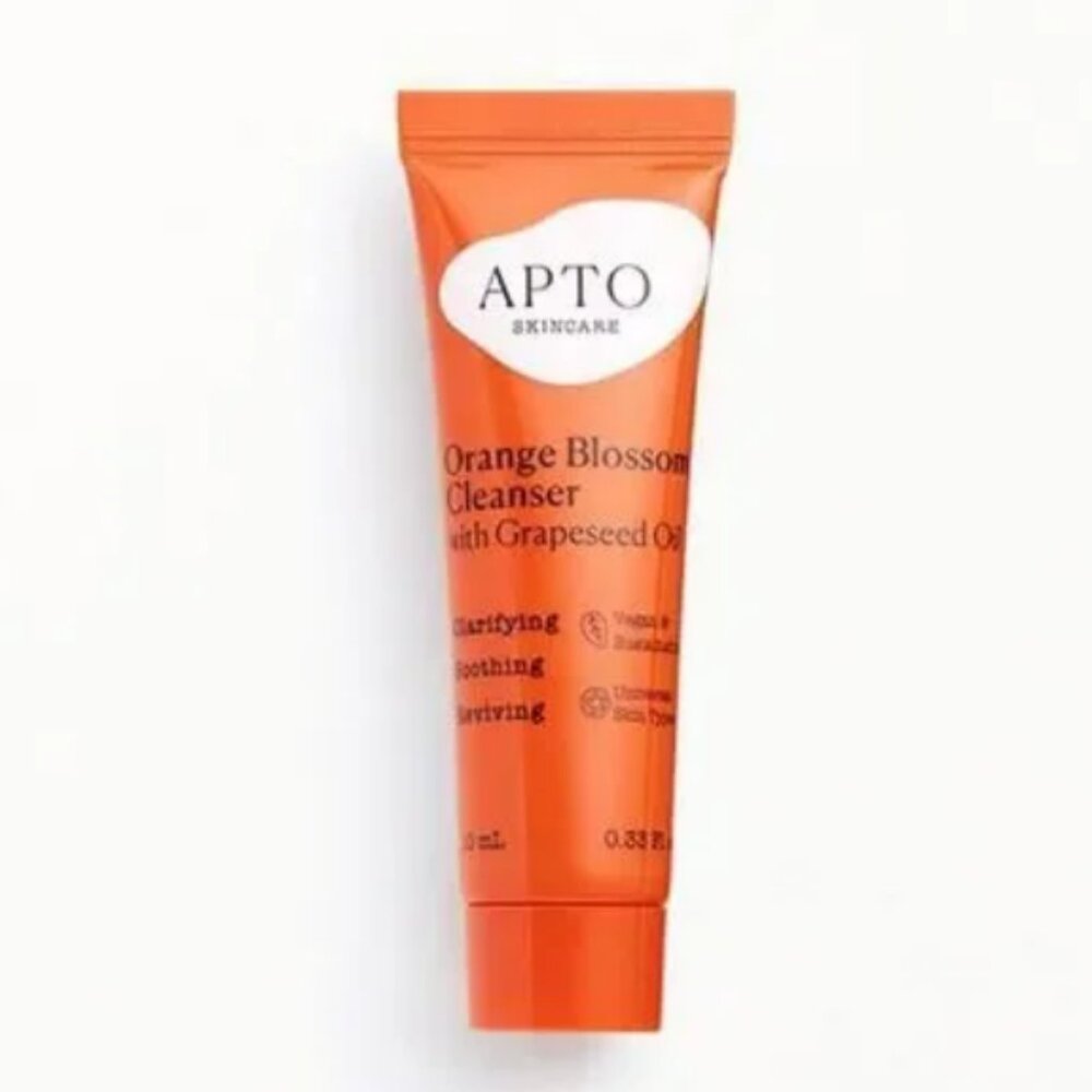 Brand New Apto Skincare Orange Blossom Cleanser with Grapeseed Oil 10 ml